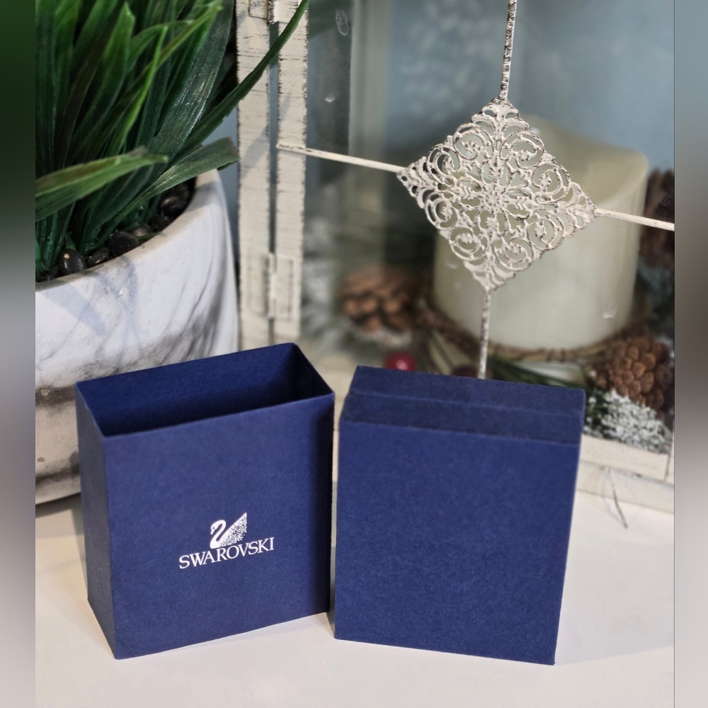 Swarovski Royal Blue Velvet Jewelry Box - Picture 4 of 4